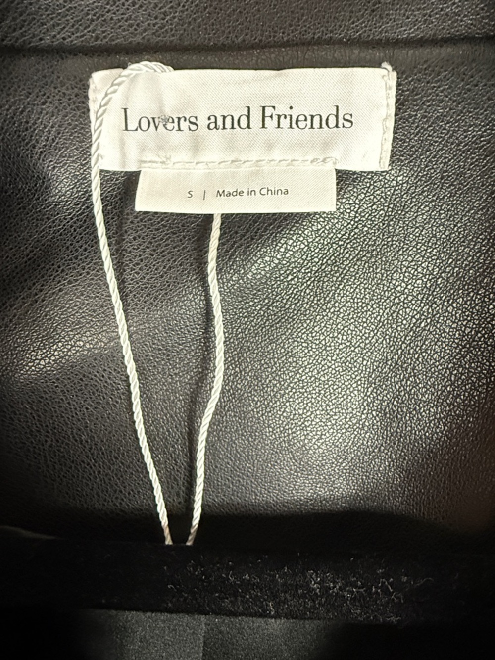 Lovers and Friends Sanna Faux Leather Jacket in Black - Picture 3 of 7